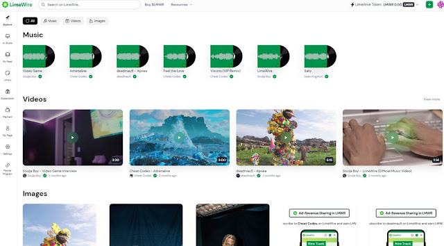 limewire-reimagined-a-new-era-of-ai-content-creation-monetization-and-nft-integration