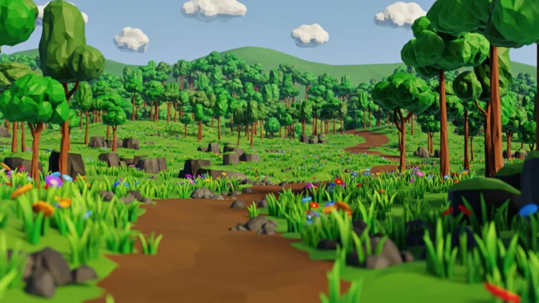 how-to-create-low-poly-nature-in-blender-a-two-part-tutorial-series-unveiled