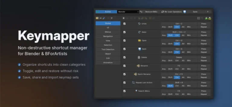 keymapper-revolutionizes-blender-and-bforartists-workflow-with-non-destructive-shortcut-management