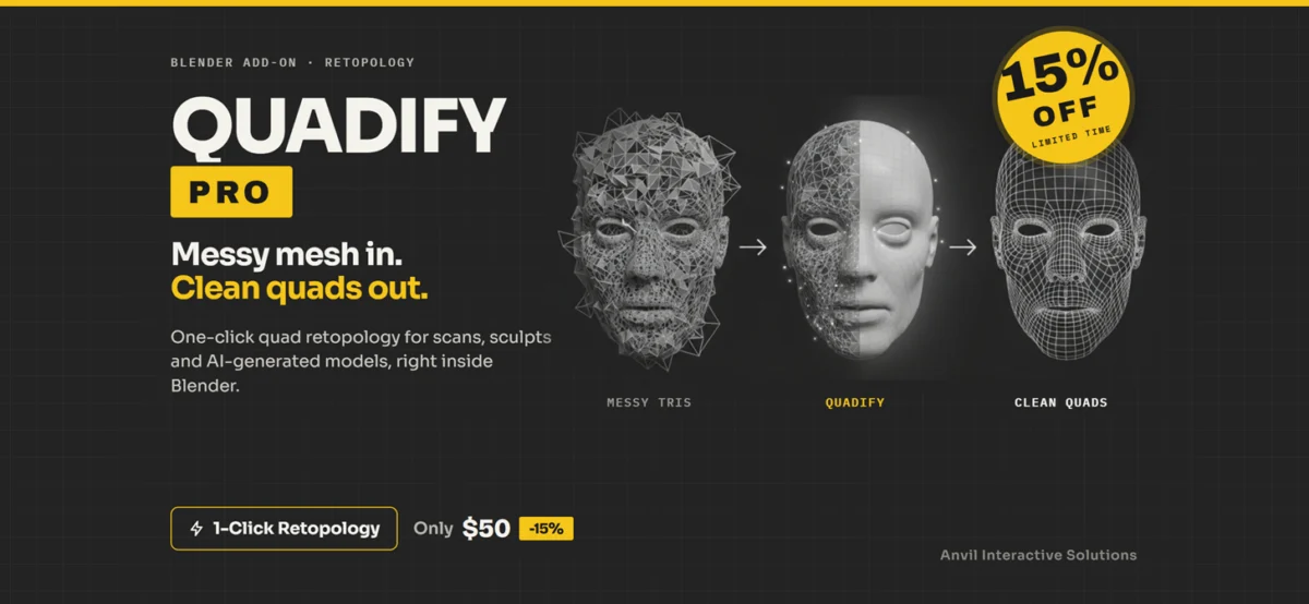 quadify-pro-3-0-revolutionizes-3d-model-retopology-for-blender-users